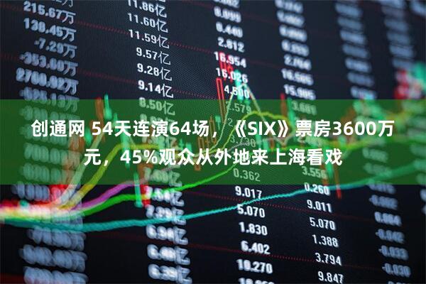 创通网 54天连演64场，《SIX》票房3600万元，45%观众从外地来上海看戏